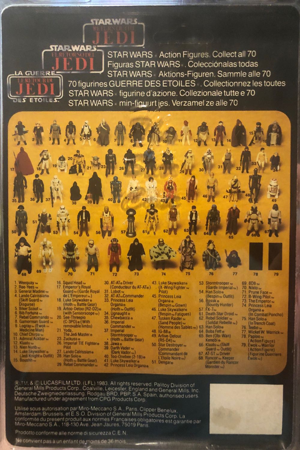  Anakin Skywalker ROTJ Trilogo - Kenner action figure collectible [Barcode 3010002600600] - Main Image 2