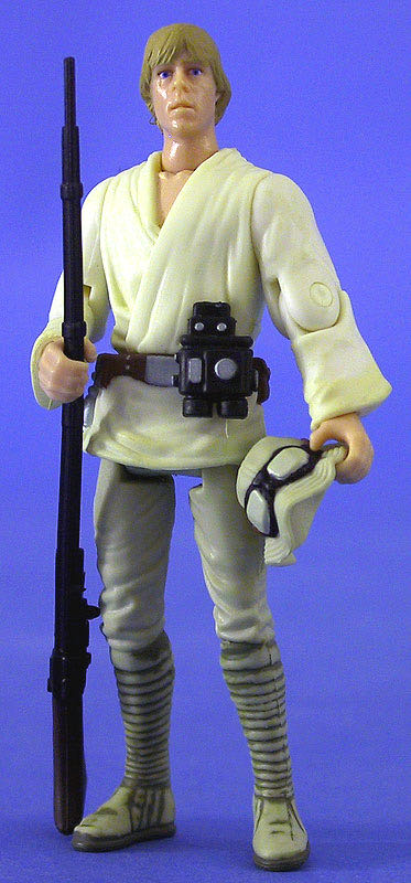 Luke Skywalker w/ Blaster Rifle & Electrobinoculars - Hasbro (Star Wars: Power Of The Force 2) action figure collectible [Barcode 076281840369] - Main Image 3