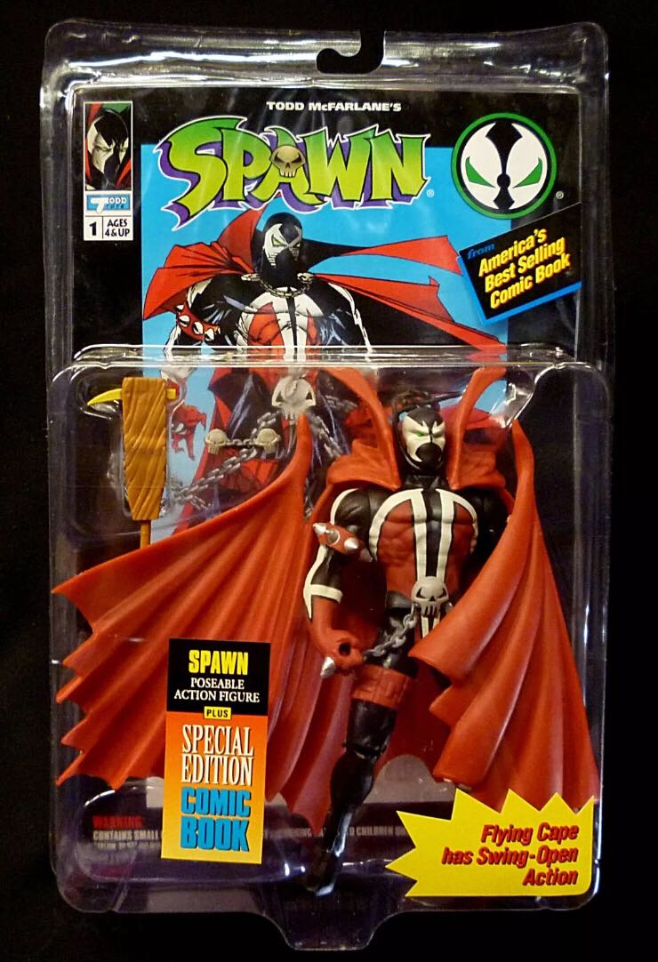 Spawn (1st Action Figure) - McFarlane Toys (Todd McFarlane’s Spawn) action figure collectible [Barcode 787926101010] - Main Image 2