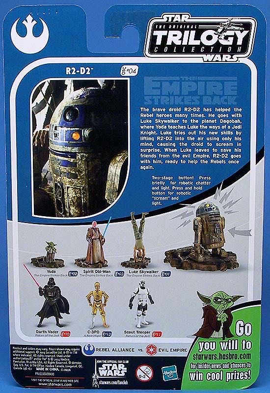 R2-D2 (Dagobah) - Hasbro (The Empire Strikes Back) action figure collectible [Barcode 076930847817] - Main Image 2
