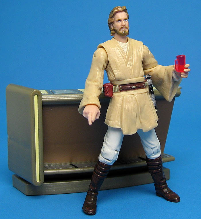 Obi-Wan Kenobi (Outlander Nightclub Encounter) - Star Wars (Attack Of The Clones) - Hasbro (Star Wars) action figure collectible [Barcode 076930847176] - Main Image 3