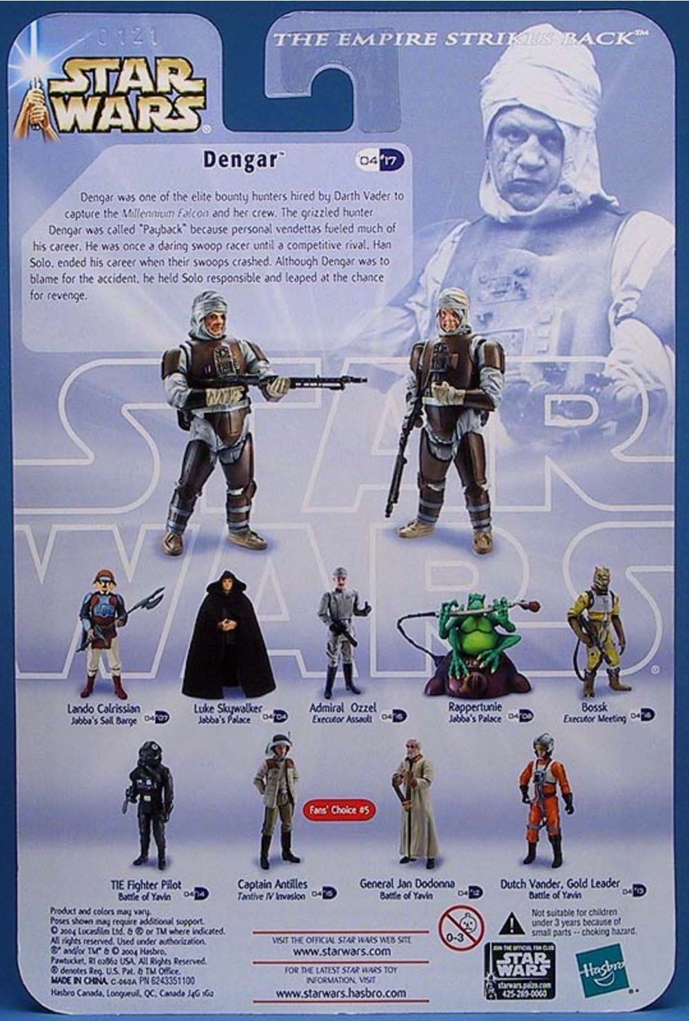 Dengar Executor Meeting #04/17 - Hasbro (Star Wars: The Saga Collection: Phase 3) action figure collectible [Barcode 076930847718] - Main Image 2