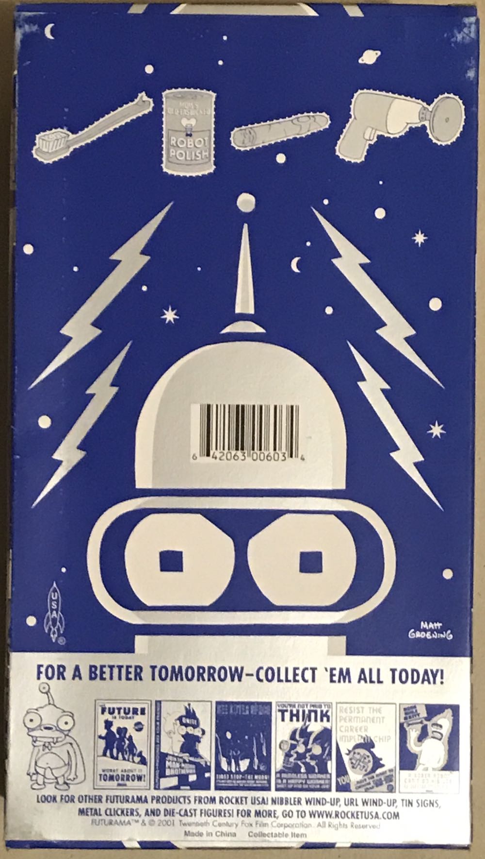 Futurama Bender, Bright ‘N’ Shiny  (Futurama) action figure collectible [Barcode 642063006034] - Main Image 3