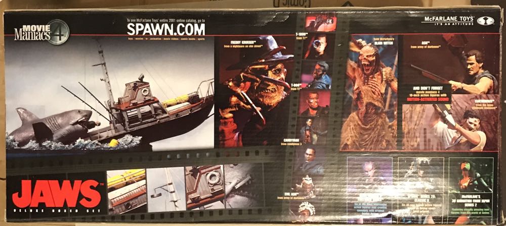 Jaws Deluxe Boxed Set - McFarlane Toys (Movie Maniacs) action figure collectible [Barcode 787926173109] - Main Image 3