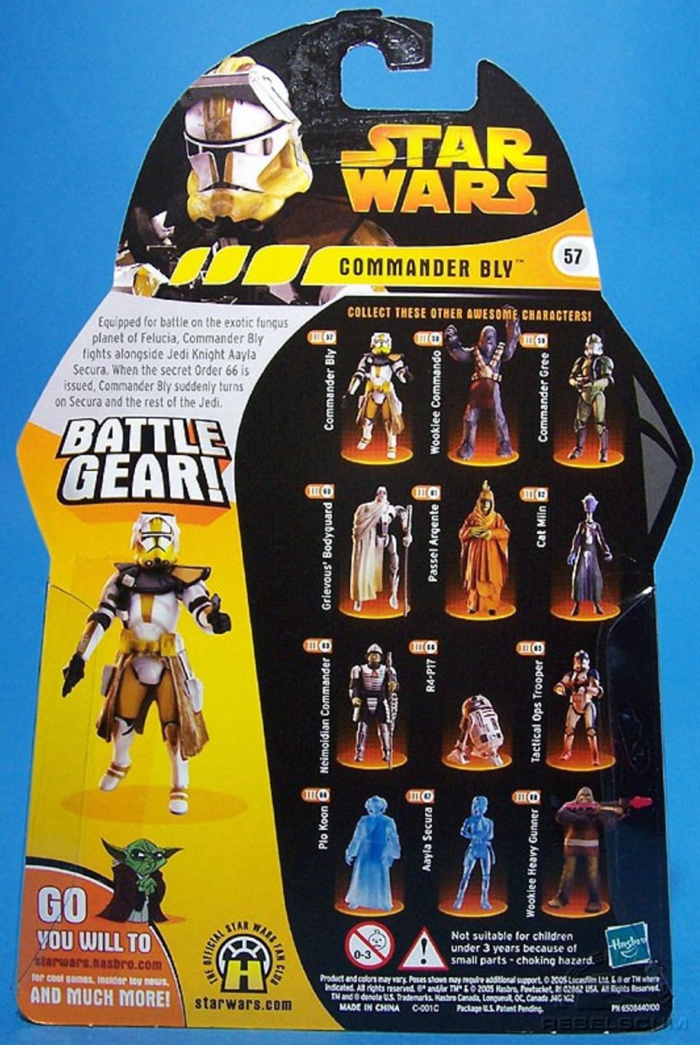 Commander Bly - Hasbro (Star Wars - Revenge Of The Sith) action figure collectible [Barcode 653569123019] - Main Image 3