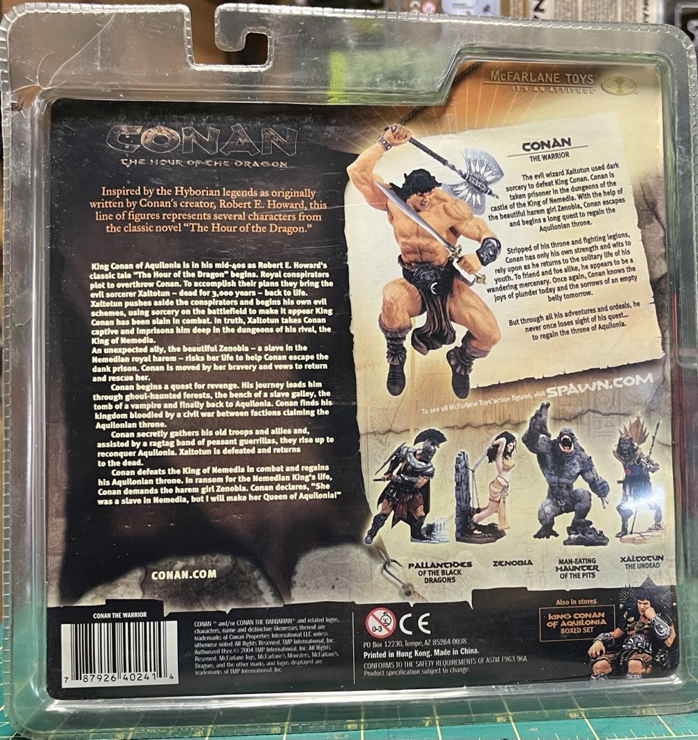 Conan the Warrior - Mcfarlane Toys Spawn Series (Conan Series 2 : The Hour Of The Dragon) action figure collectible [Barcode 787926402414] - Main Image 2