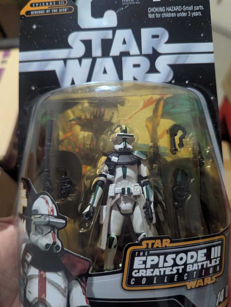 Clone Commander (Green) - Star Wars - Hasbro (Star Wars) action figure collectible [Barcode 653569190189] - Main Image 3