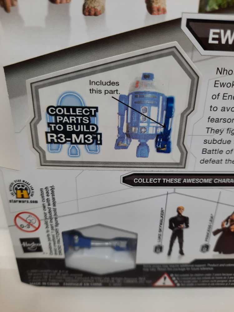 Ewoks (Paploo & Nho’Apakk) - Hasbro (Droid Factory) action figure collectible [Barcode 653569429876] - Main Image 3