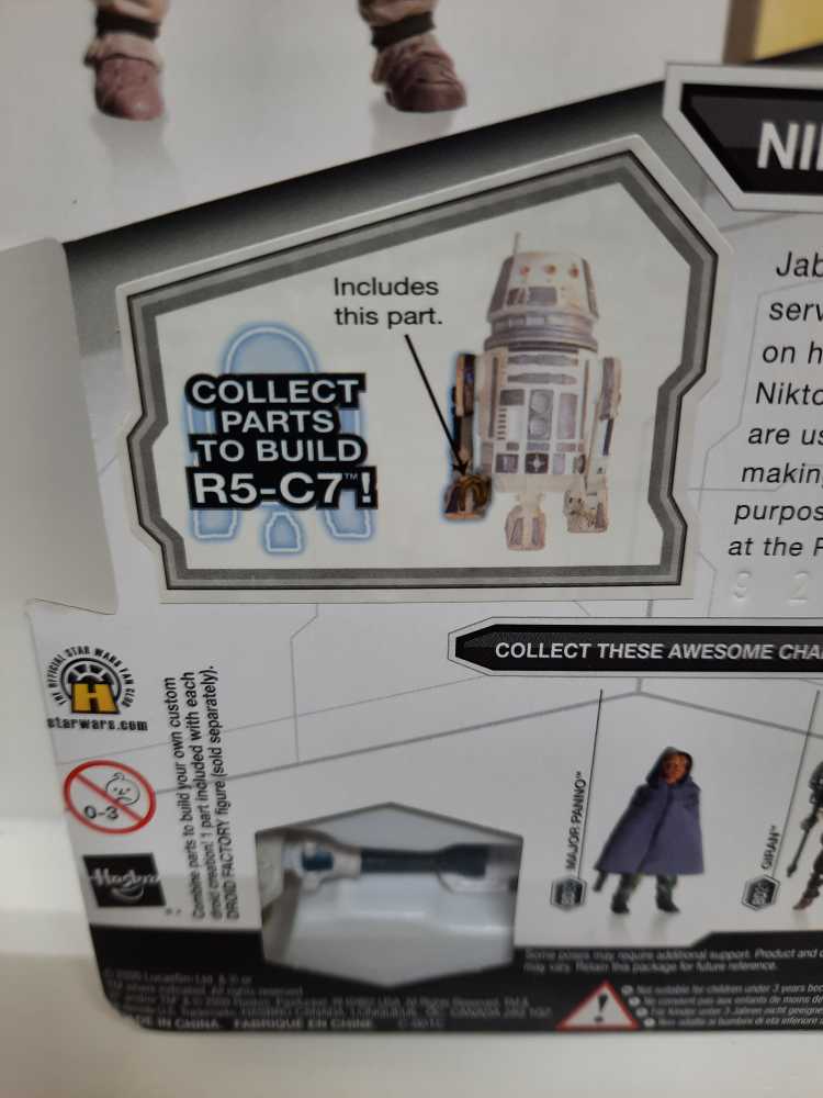 Nikto Gunner - Hasbro (Star Wars: Legacy: Droid Factory: 3”) action figure collectible [Barcode 653569430032] - Main Image 3