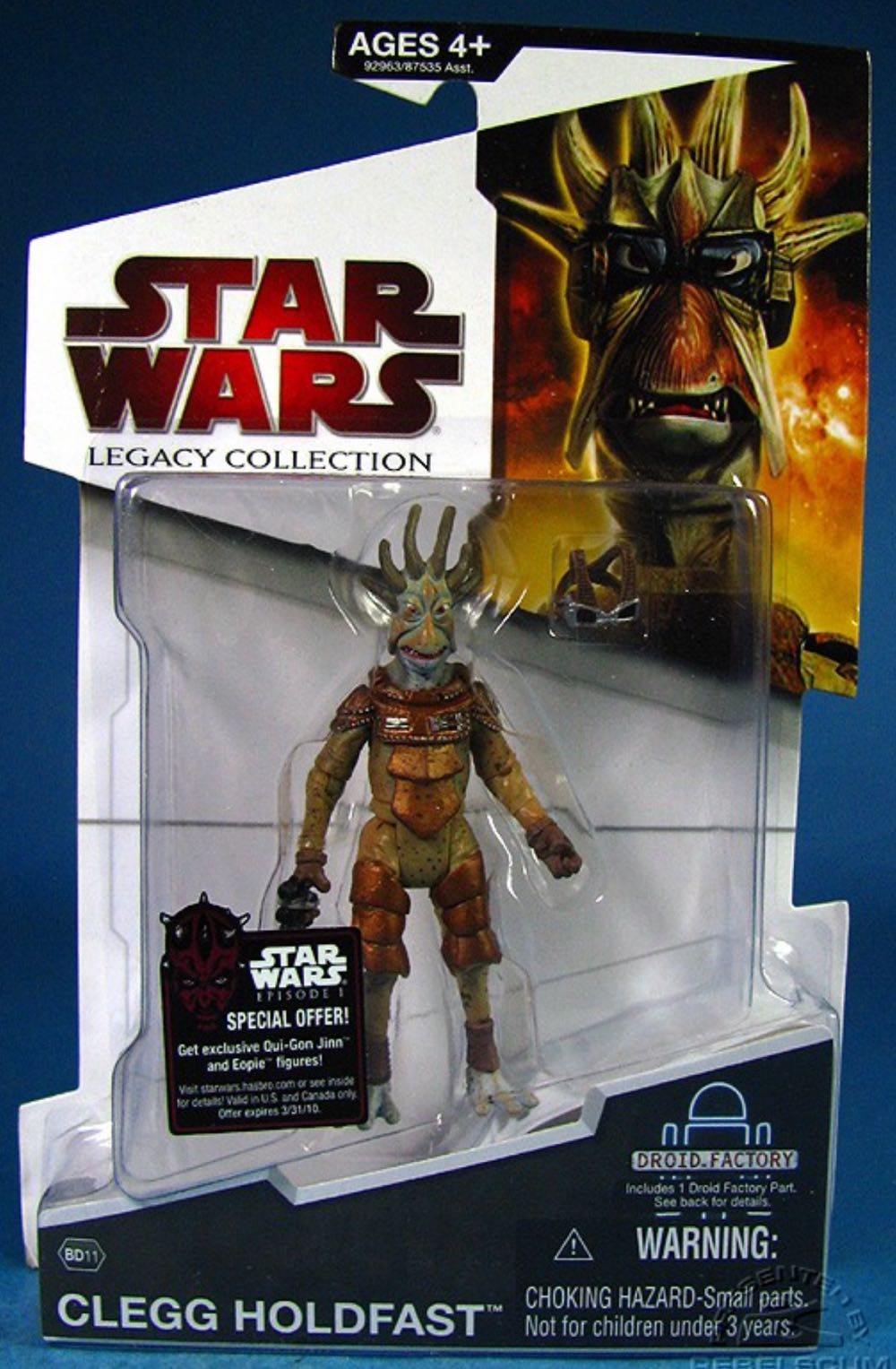 Clegg Holdfast - Hasbro (Star Wars Episode I: The Phantom Menace) action figure collectible [Barcode 653569430148] - Main Image 1