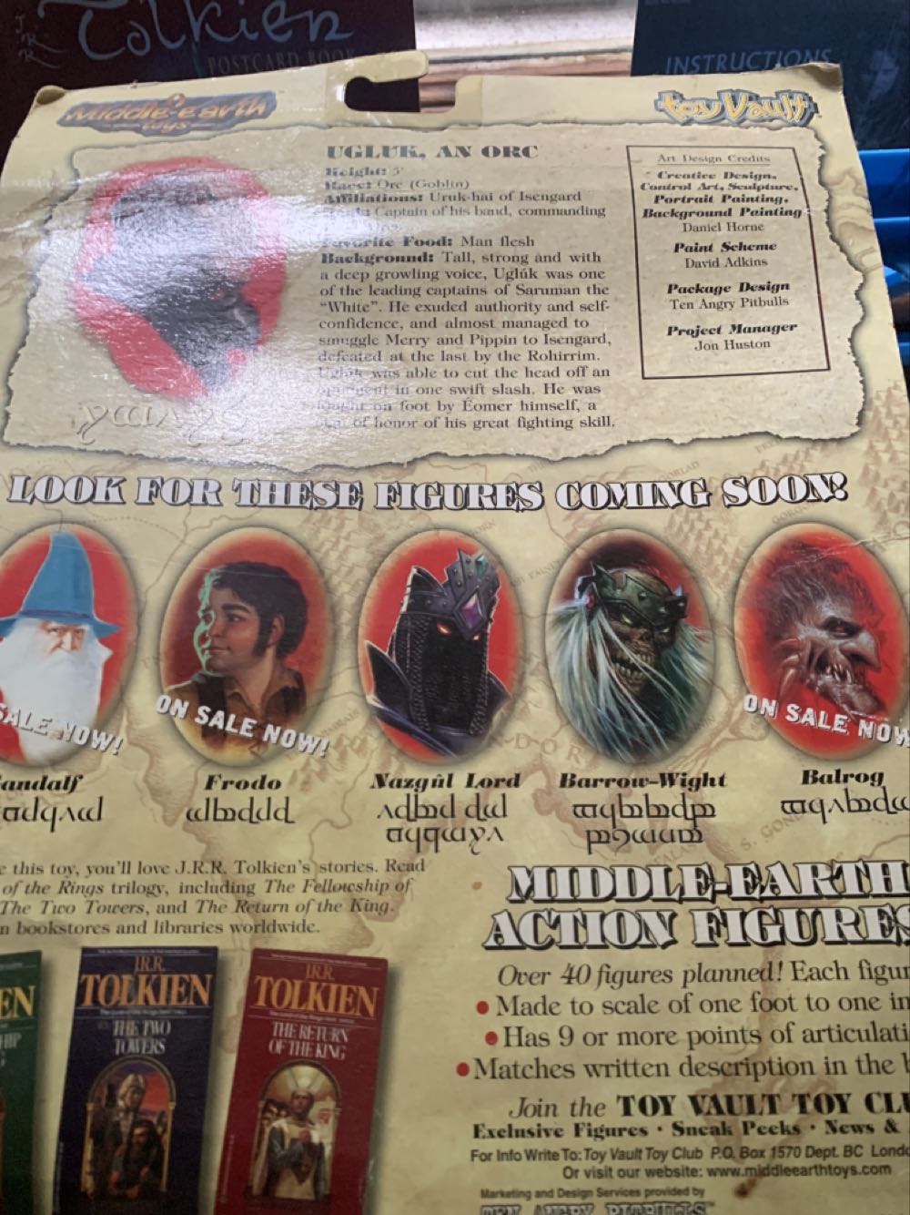 Ugluk The Orc  (LOTR: Toy Vault: 6”) action figure collectible [Barcode 651174010229] - Main Image 2