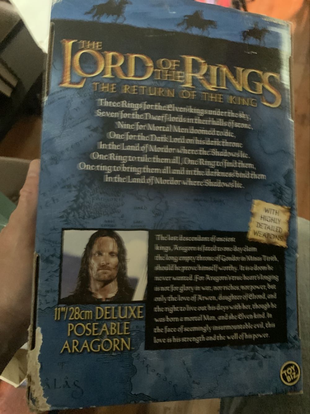 LOTR Aragorn  action figure collectible [Barcode 035112812012] - Main Image 2