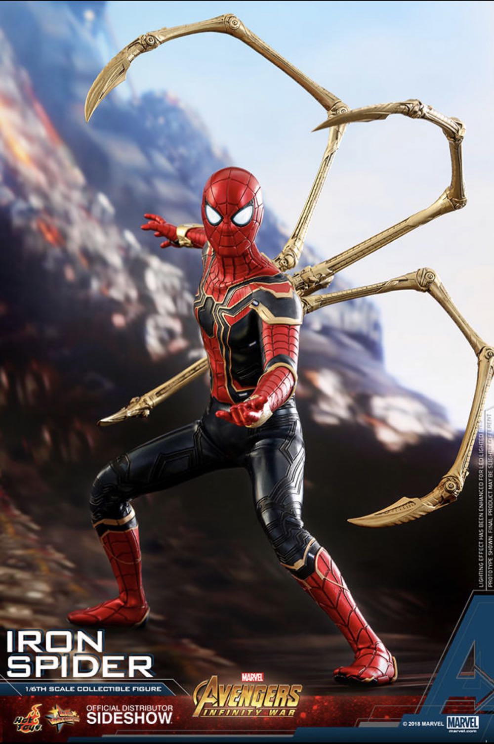 Iron Spider - Hot Toys (Sixth Scale Figures) action figure collectible - Main Image 2