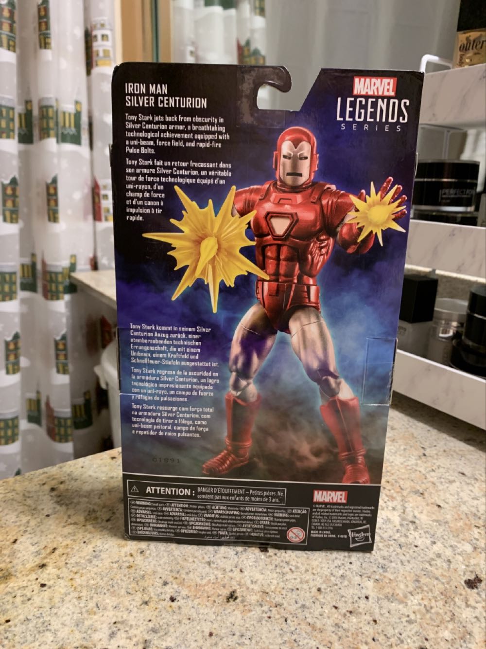 Iron Man (Silver Centurion) (Walgreens Exclusive) (2020) - Hasbro (Marvel Legends 6”) action figure collectible [Barcode 5010993741793] - Main Image 2