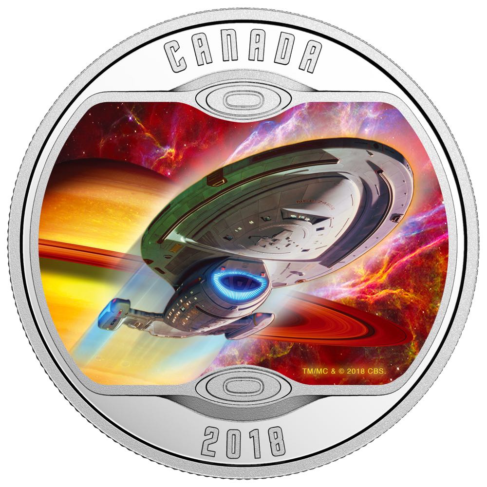 Coin Voyager - Royal Canadian Mint (Star Trek Voyager) action figure collectible [Barcode 623932088351] - Main Image 3