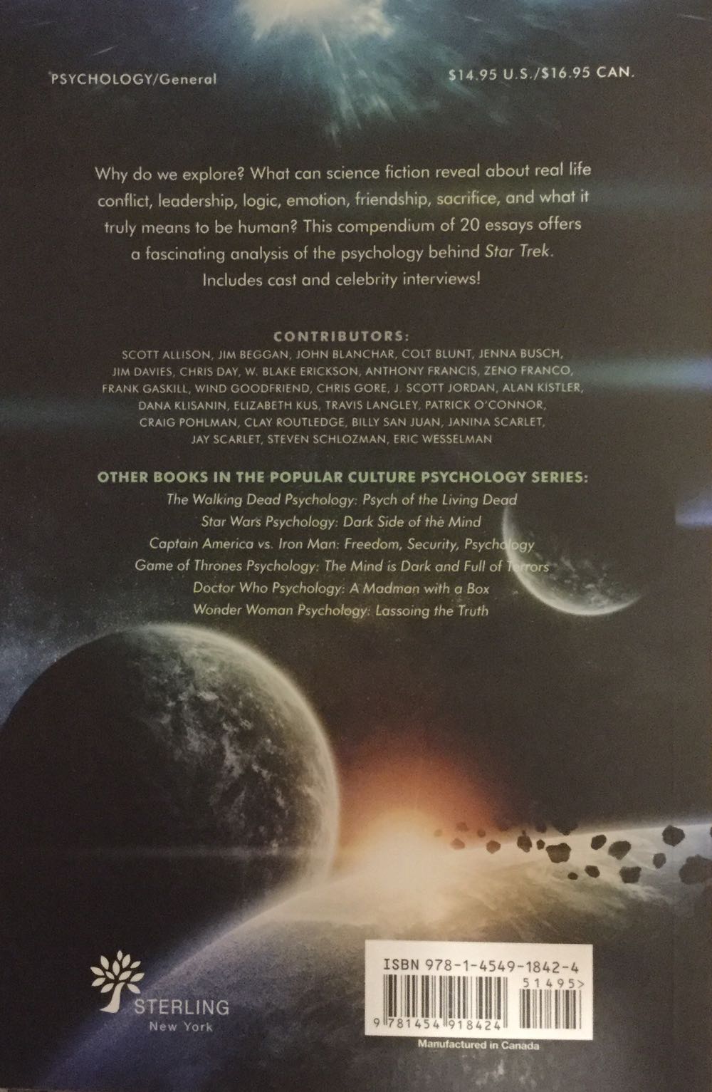 Star Trek Psychology  action figure collectible [Barcode 9781454918424] - Main Image 2