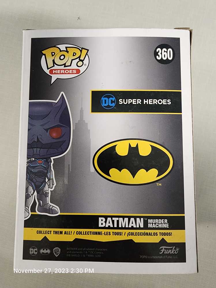 Funko POP DC Batman Murder Machine #360  (Pop Heroes) action figure collectible [Barcode 889698363549] - Main Image 2