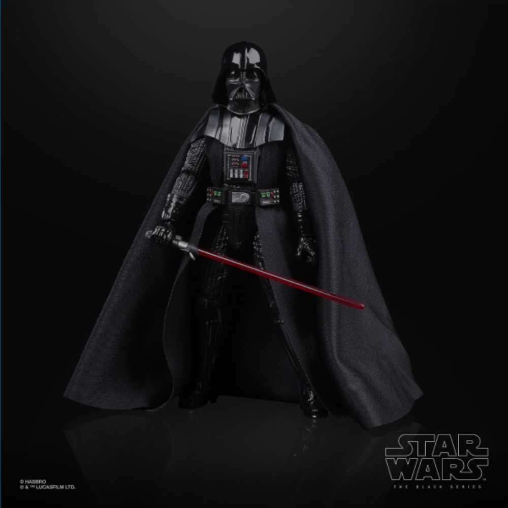 Darth Vader - Hasbro (Star Wars Black 6”) (Star Wars - Empire Strikes Back) action figure collectible [Barcode 5010993749195] - Main Image 4