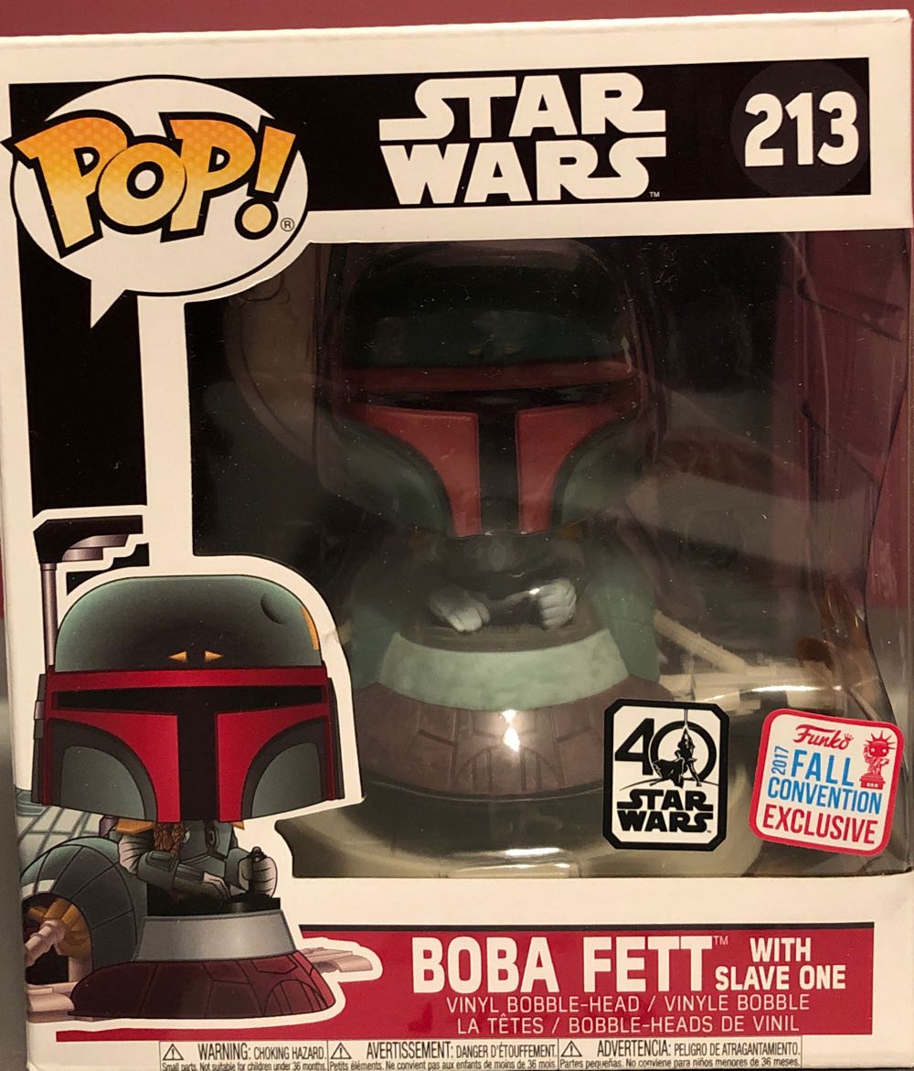 Boba Fett (w/ Slave One) - Funko Pop! action figure collectible [Barcode 889698147248] - Main Image 1