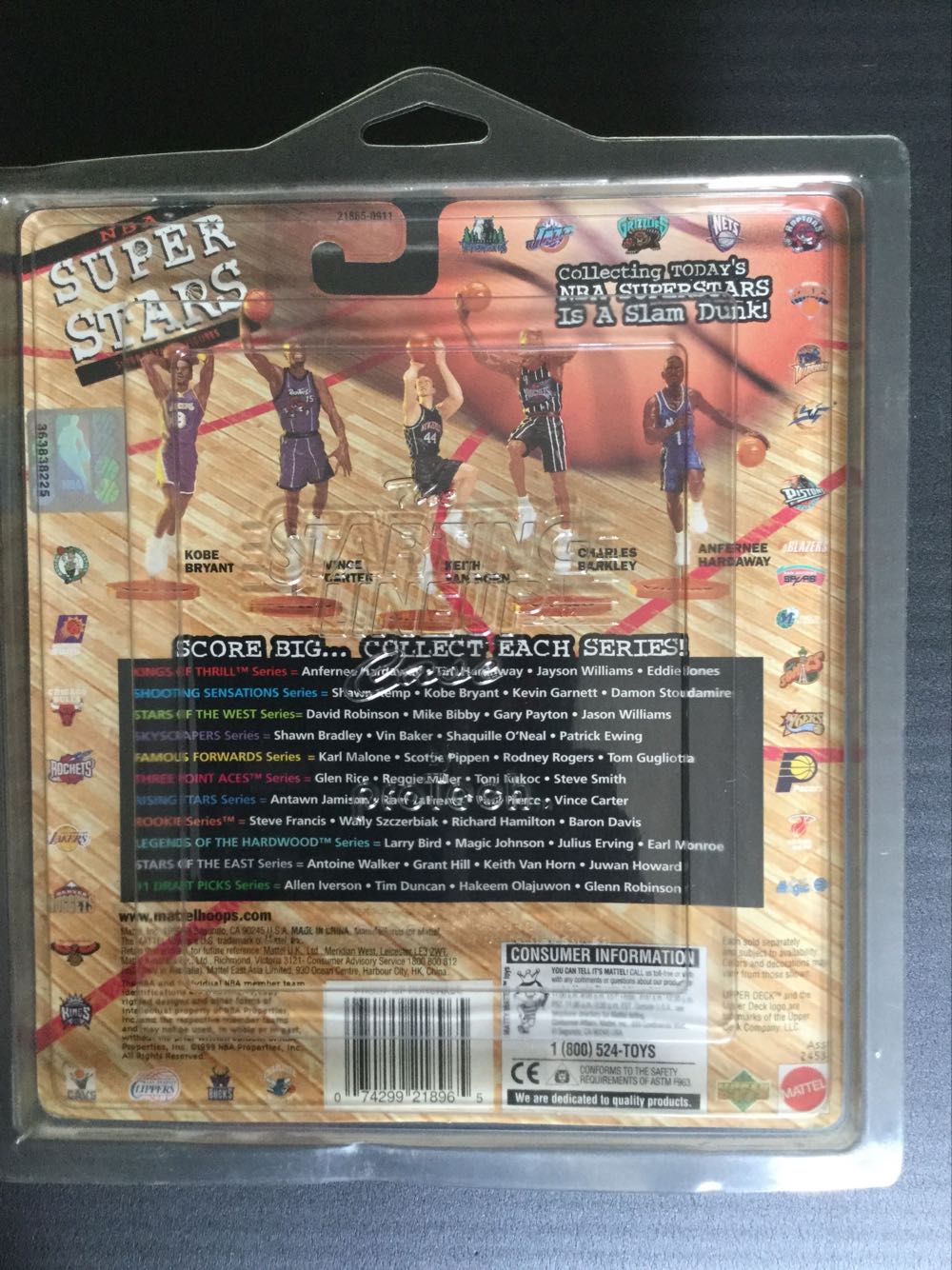 NBA Superstars Shaquille O’Neal - Mattel action figure collectible [Barcode 074299218965] - Main Image 2