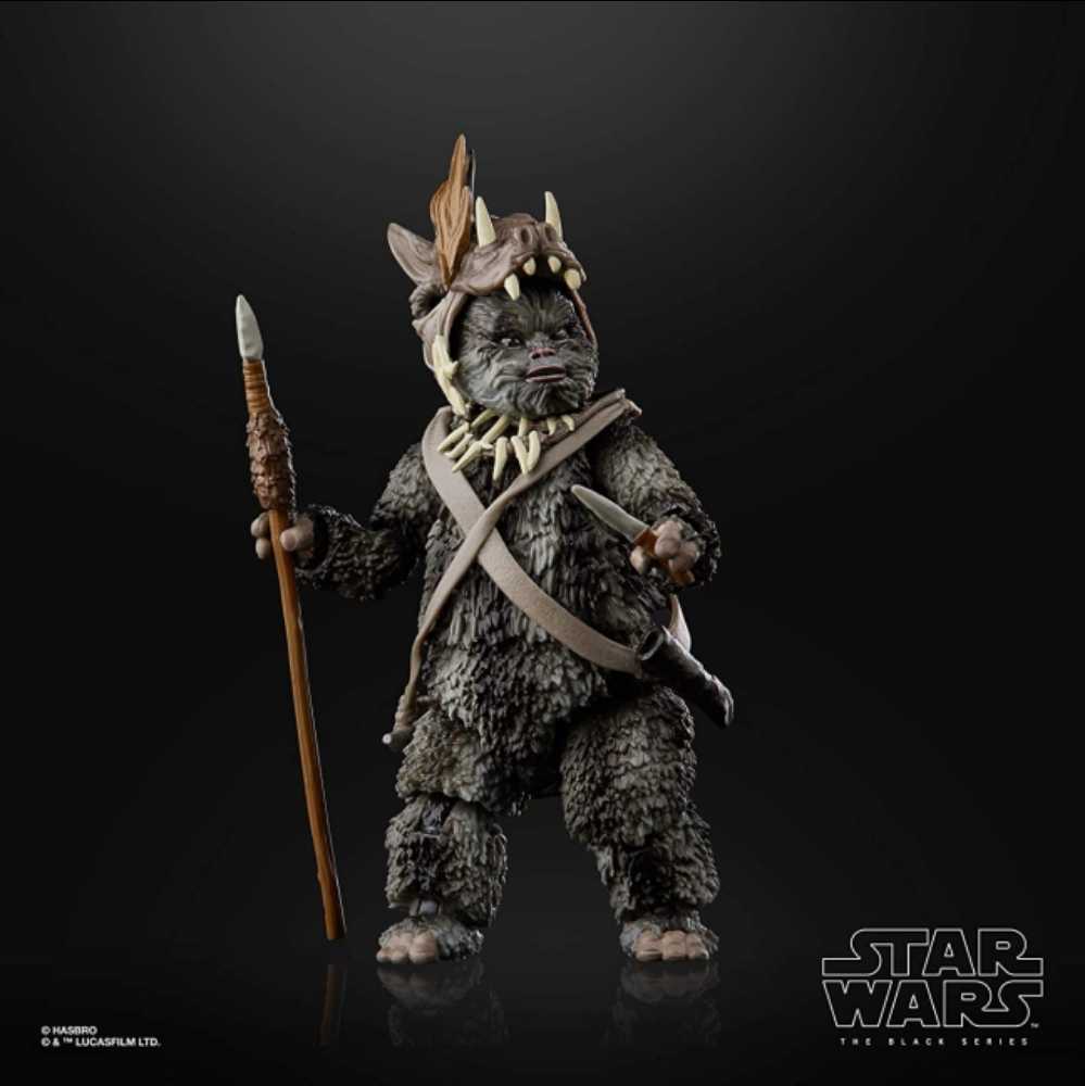 Teebo (Ewok) - Hasbro (Star Wars Black 6”) (Star Wars Black 6 inch) action figure collectible [Barcode 5010993749201] - Main Image 4