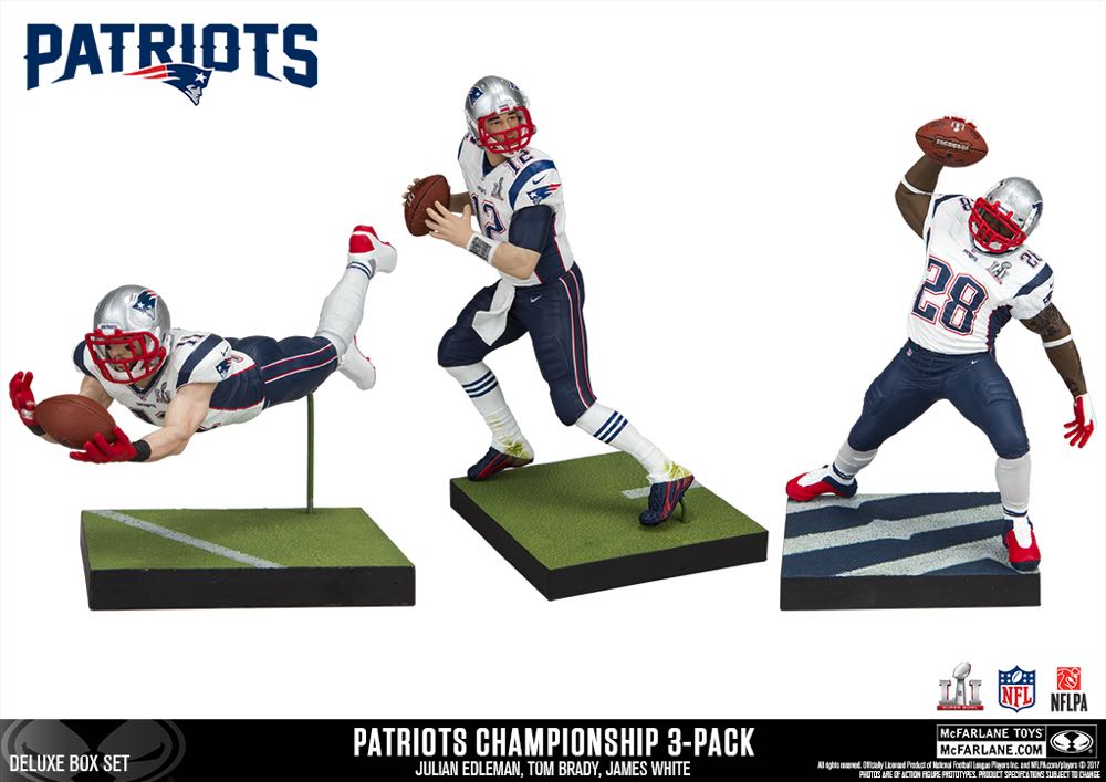 NFL New England Patriots Super Bowl LI Champions - McFarlanes Sportspicks (McFarlane’s NFL) action figure collectible [Barcode 787926743104] - Main Image 3