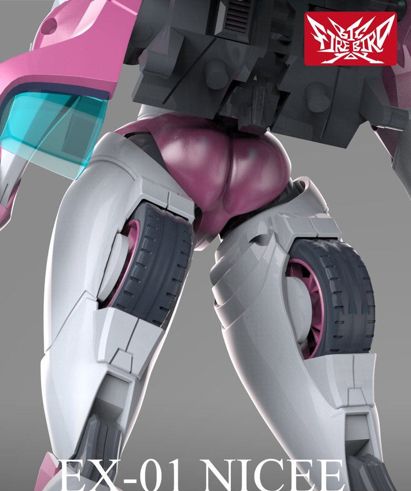 EX-01 Nicee Arcee - Big Firebird Toy (Transformers 3rd Party) action figure collectible [Barcode 6973645600017] - Main Image 3