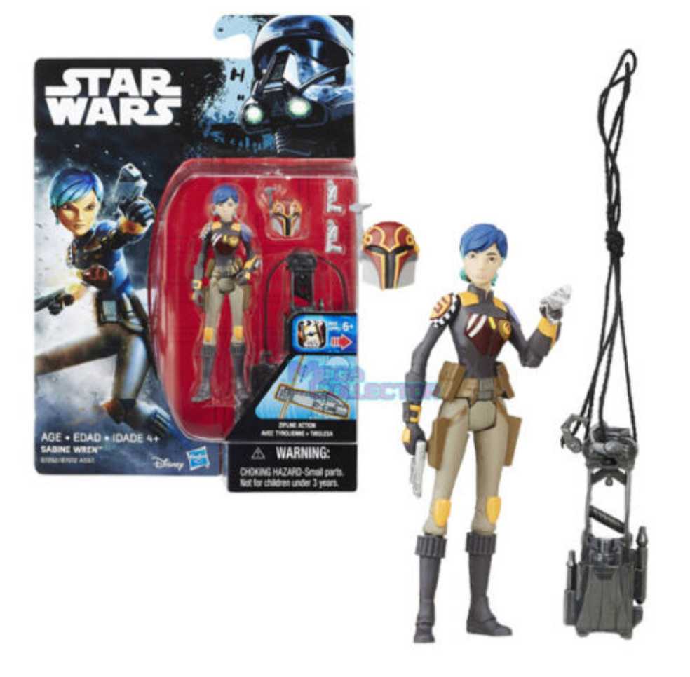 Sabine Wren - Disney Hasbro (Rogue One 3.75” 2015- 16) action figure collectible [Barcode 5010994962203] - Main Image 2