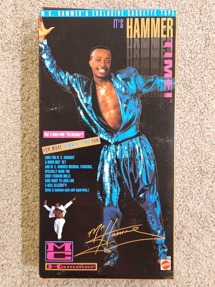 Mattel MC Hammer Doll & Exclusive Cassette Tape - Mattel (MC Hammer: It’s Hammer Time) action figure collectible [Barcode 074299010903] - Main Image 2