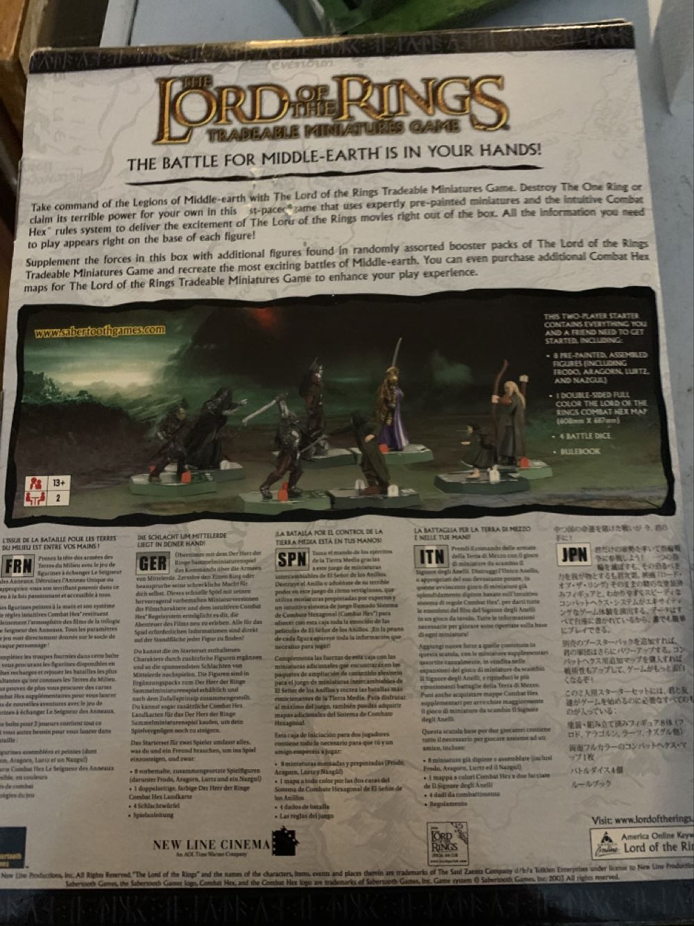 Lord Of The Rings Tradeable Miniatures Game  action figure collectible [Barcode 027084115475] - Main Image 2