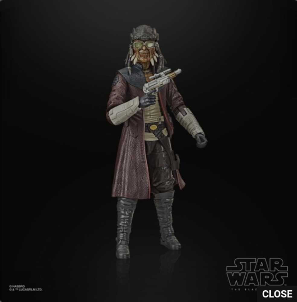 Hondo Ohnaka (Galaxy Edge) - Hasbro (Star Wars Black 6”) (Starwars Black 6 inch) action figure collectible [Barcode 5010993728695] - Main Image 3