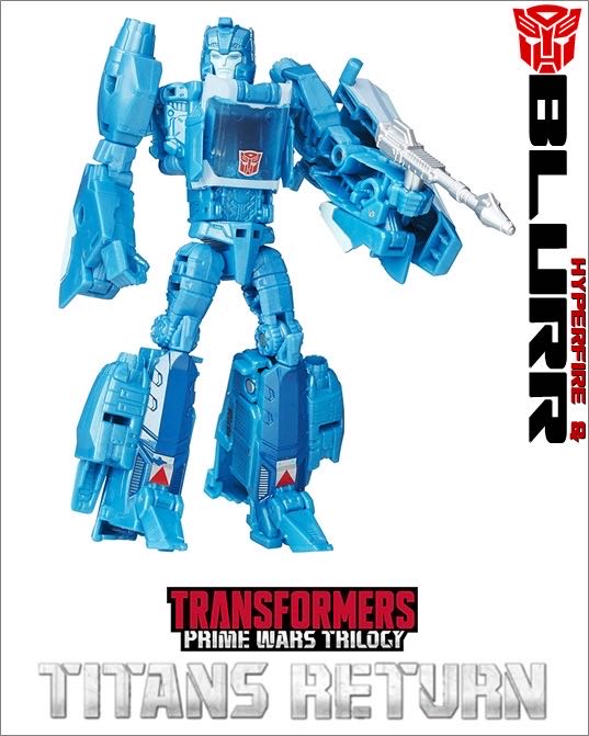 Blurr & Hyperfire  (PRIME WARS TRILOGY | Titans Return) action figure collectible - Main Image 2