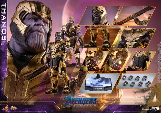 Thanos - Hot Toys ((Movie 2019) Avengers Endgame) action figure collectible - Main Image 3