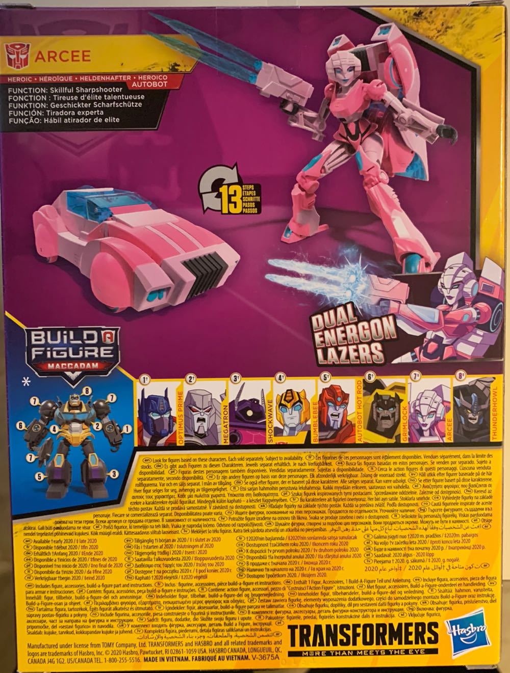 Bumblebee Transformers #7. Arcee - Hasbro (Transformers: Bumblebee) action figure collectible [Barcode 5010993652952] - Main Image 2
