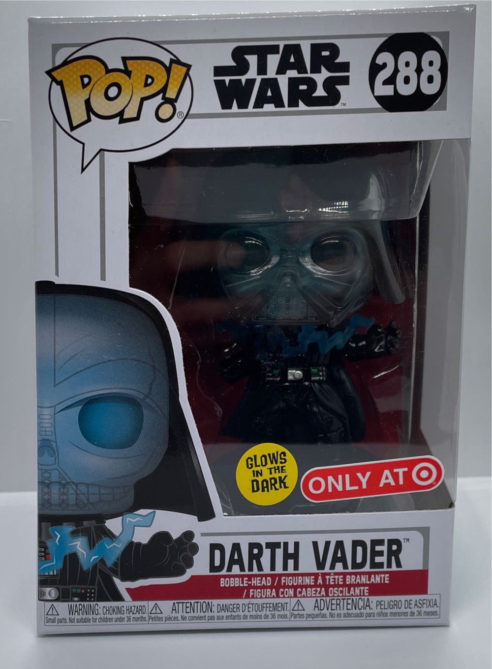 Darth Vader (Electrocuted GITD) - Funko Pop! action figure collectible [Barcode 889698375900] - Main Image 2