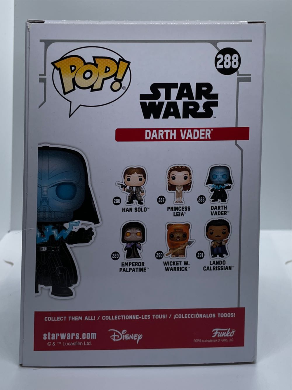 Darth Vader (Electrocuted GITD) - Funko Pop! action figure collectible [Barcode 889698375900] - Main Image 4