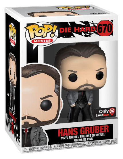 Funko Holiday Die Hard 670 Hans Gruber (Trench Coat) - Funko (Die Hard) action figure collectible [Barcode 889698348720] - Main Image 2