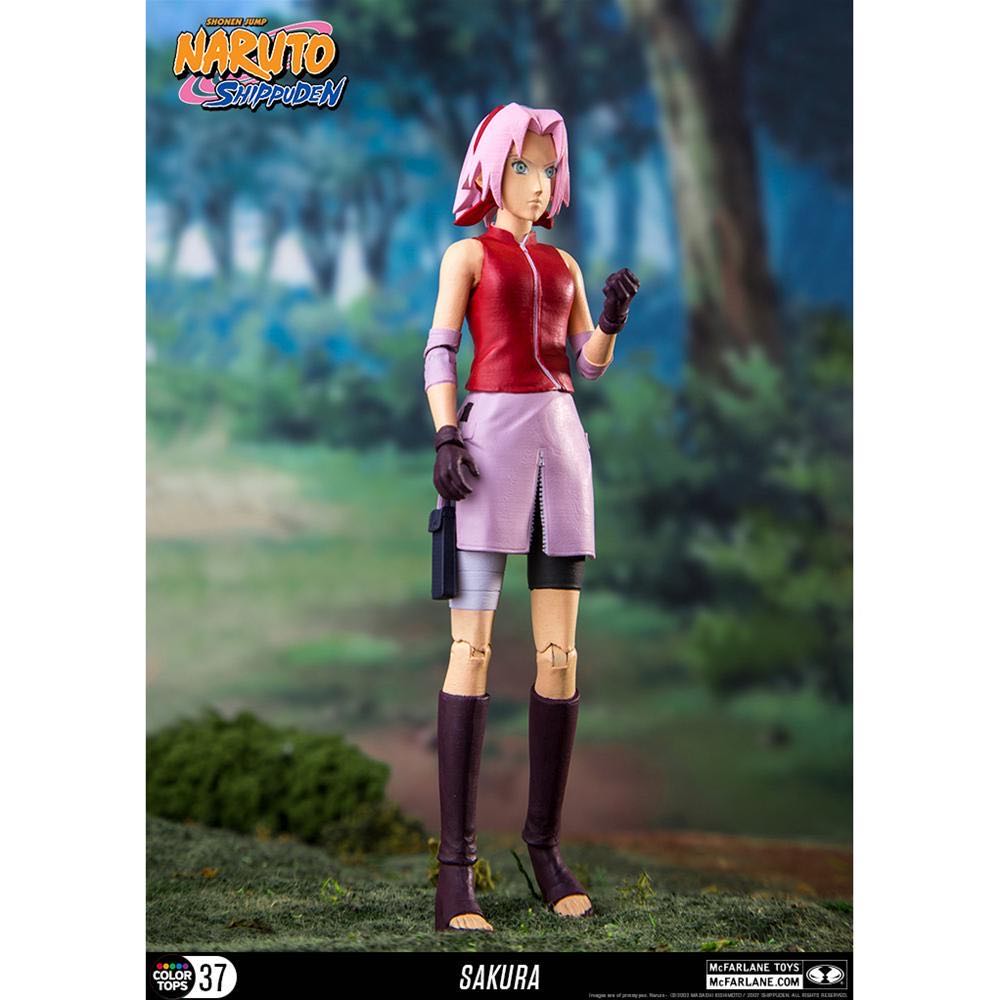 Sakura Naruto Shippuden Figure - McFarlane Toys (Naruto Shippuden) action figure collectible [Barcode 787926120158] - Main Image 2