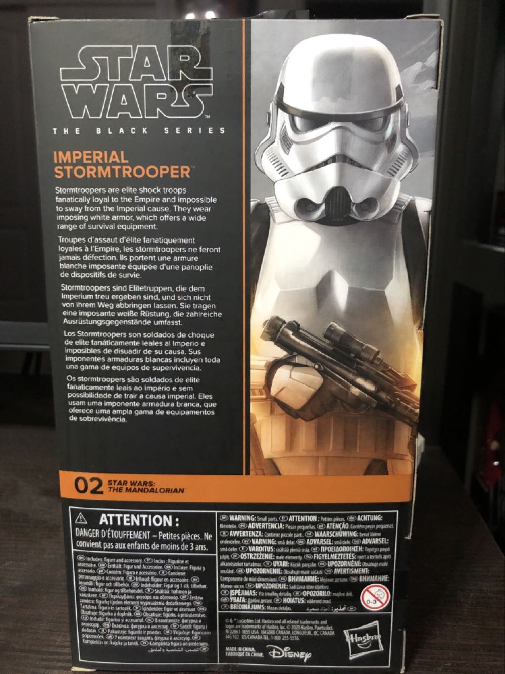 Imperial Stormtrooper - Manadalorian - Hasbro (Star Wars Black Series - The Mandalorian) action figure collectible [Barcode 5010993749171] - Main Image 2