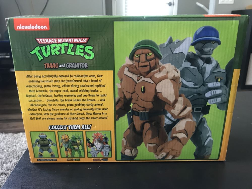 TMNT Toon NECA - Traag and Granitor - Neca (Teenage Mutant Ninja Turtles (Toon)) action figure collectible [Barcode 634482541425] - Main Image 2