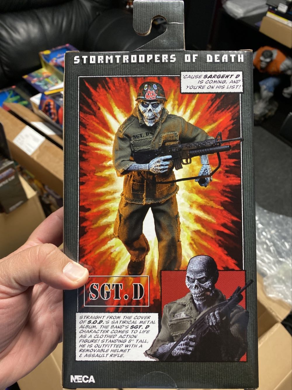 SOD - Stormteoopers Of Death Sgt.D - Neca action figure collectible [Barcode 634482336687] - Main Image 2