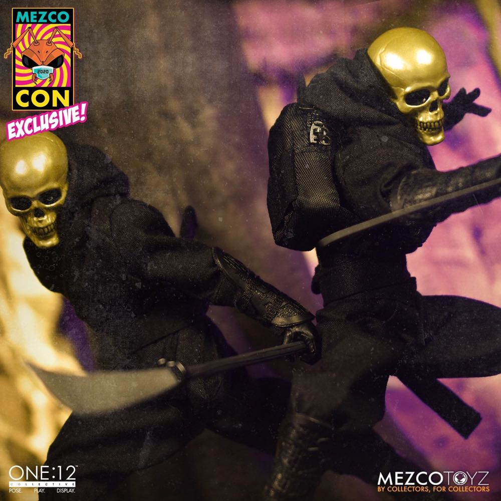 Mezco Rumble Society: House of the Golden Skulls Ninja - Mezco Toyz (Mezco (Rumble Society)) action figure collectible [Barcode 696198773866] - Main Image 3