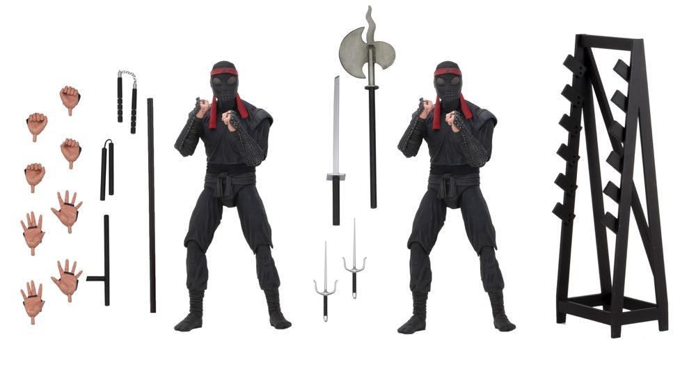 NECA- Teenage Mutant Ninja Turtles Foot Soldier 2 Pack - TMNT MOVIE (Neca TMNT 1990 Movie 2 Pack) action figure collectible [Barcode 634482541296] - Main Image 3