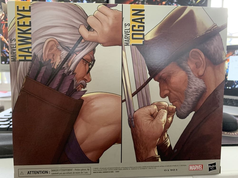 ☑️SELL Old Man Logan & Hawkeye - Hasbro (Marvel’s Wolverine and Hawkeye) action figure collectible [Barcode 5010993722143] - Main Image 2