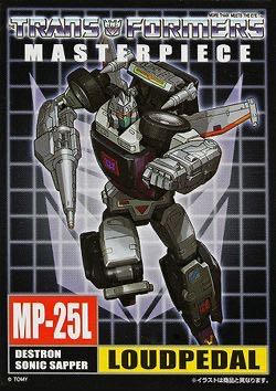 Transformers Masters Loudpedal MP-25L - Takara (Masterpiece Diaclone) action figure collectible [Barcode 4904810864967] - Main Image 7