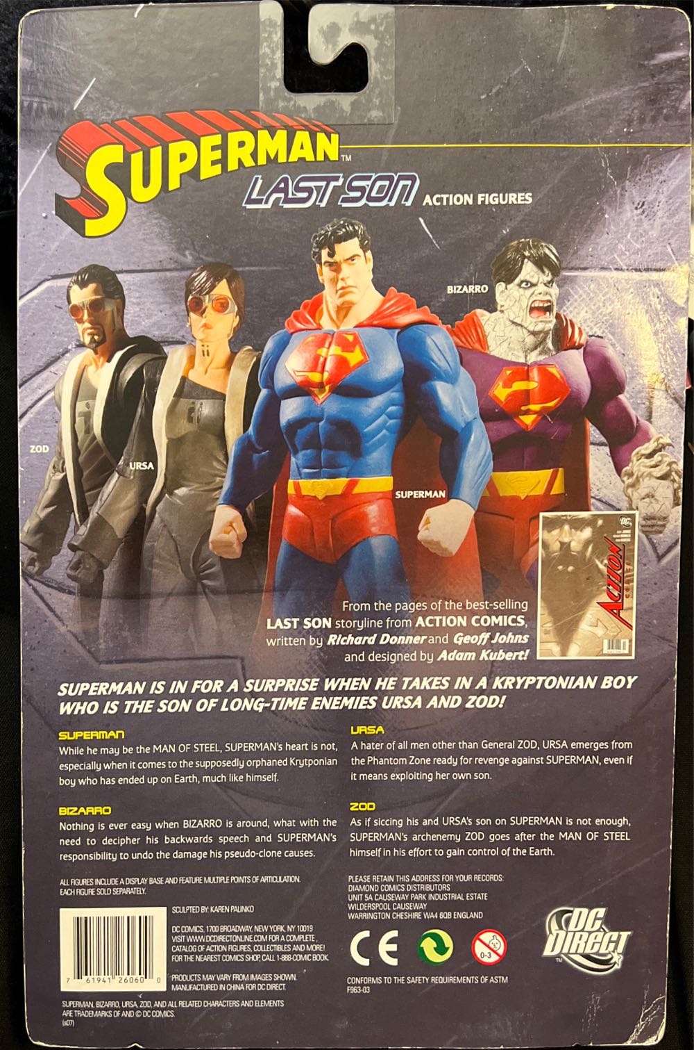 Zod - DC Direct (Superman Last Son) action figure collectible [Barcode 761941260600] - Main Image 2