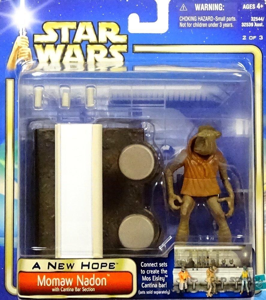 Momaw Nadon With Cantina Bar Section - Hasbro (Saga (Phase I)(Cantina Sets)) action figure collectible [Barcode 076930325445] - Main Image 3
