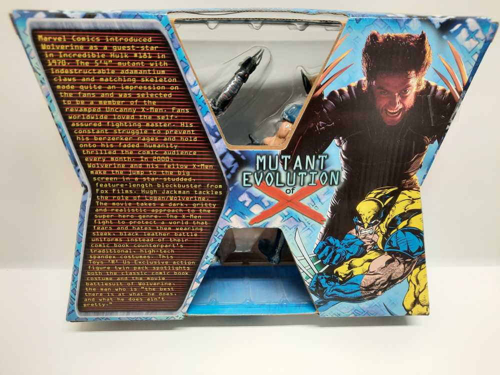 Wolverine: Mutant Evolution Of X - Toy Biz (Marvel: 2-Pack: 6”) action figure collectible [Barcode 035112477488] - Main Image 2