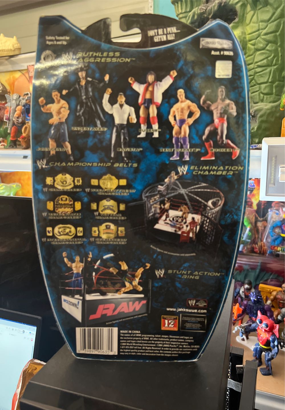 Eugene - Ruthless Aggression 11 - Jakks Pacific WWE action figure collectible [Barcode 039897906355] - Main Image 2