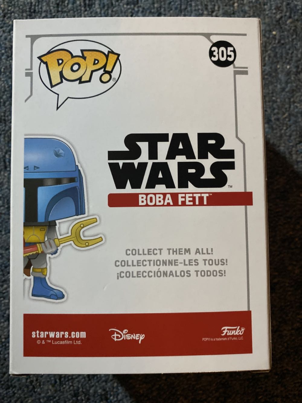 Boba Fett Funko Pop! (Animated) #305 EB Exclusive - Funko (Funko Star Wars) action figure collectible [Barcode 889698408585] - Main Image 2